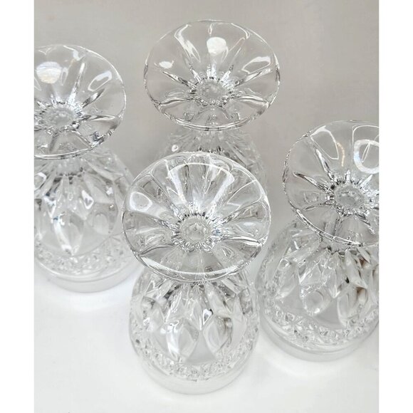 Vintage Set Of 4 Crystal d'Adriana LUNA 6 inch Water Goblets/Wine Glasses - Picture 4 of 16
